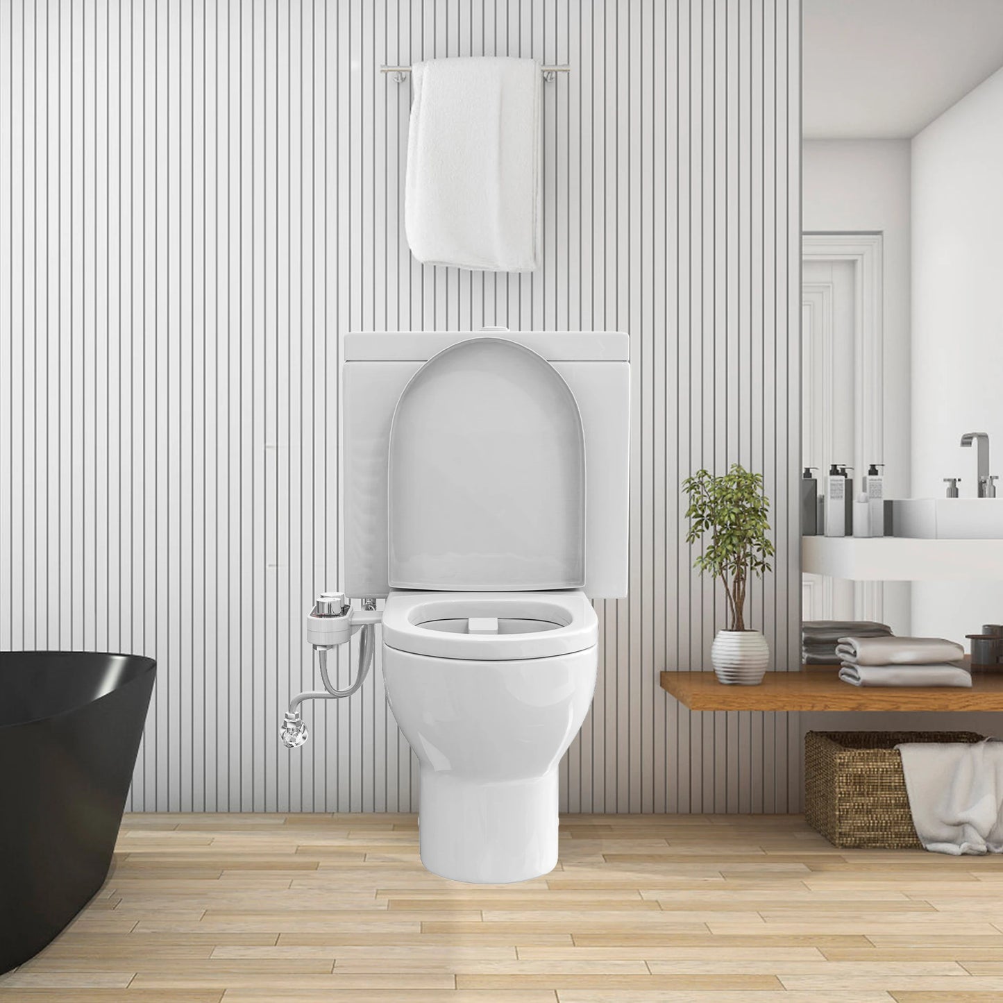 Hicheon Bidet For Toilet Bidet Attachment Bidet Toilet Seat Nozzle Self Cleaning Spray For Butt Washing Water Pressure Controlle