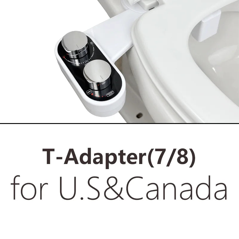 Hicheon Bidet For Toilet Bidet Attachment Bidet Toilet Seat Nozzle Self Cleaning Spray For Butt Washing Water Pressure Controlle