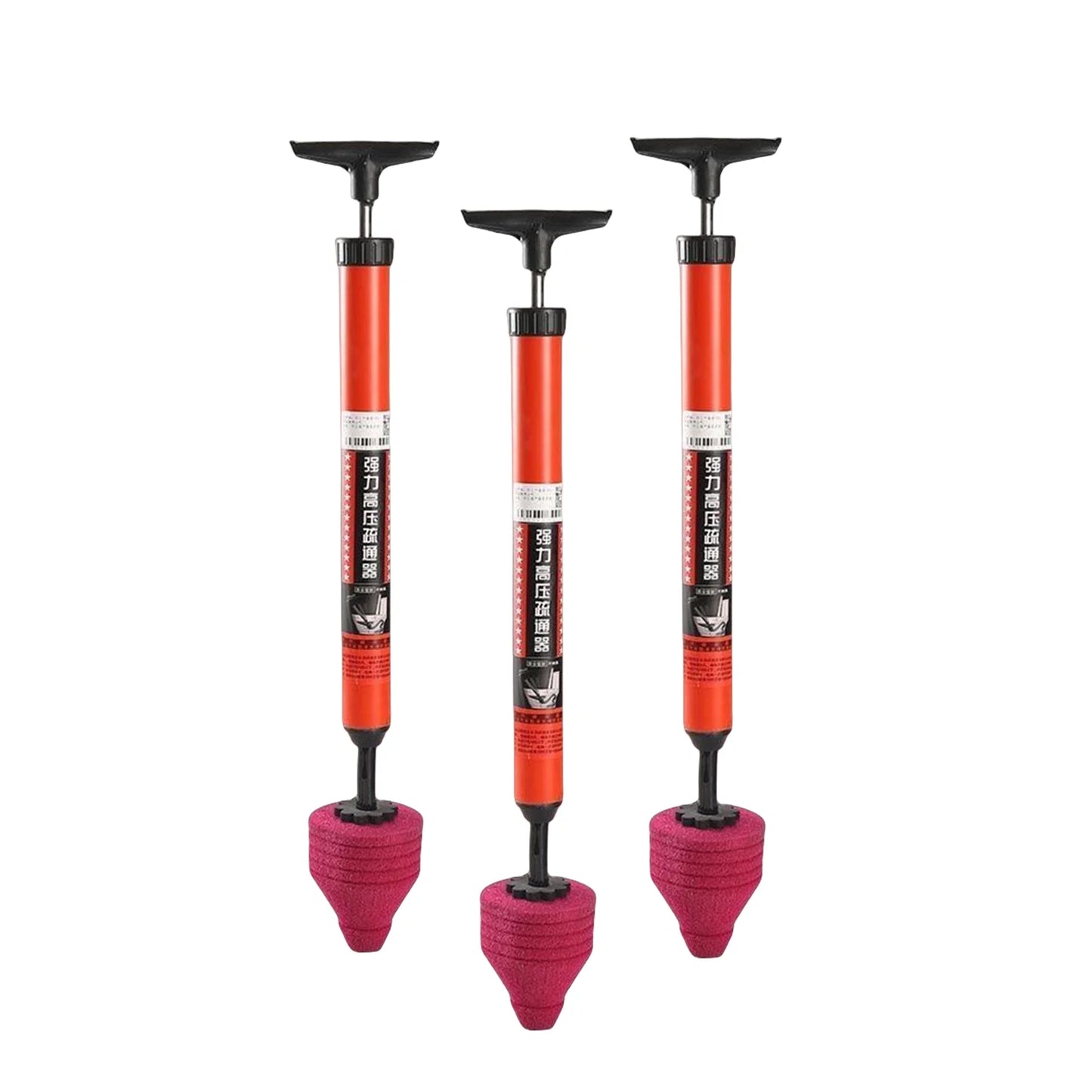 High Pressure Toilet Unblock One Shot Toilet Pipe Plunger Silicone Quickly Unblock Household Toilet Sewer Dredging Plunger