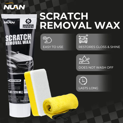 Car Scratch Remover Kit for Vehicles Car Polishing Waxfor Paint Repair Kit Paint Care Tools with Wipe Sponge Towel